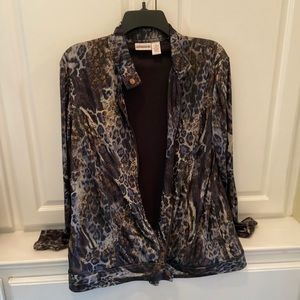 Chico’s bomber style lightweight jacket